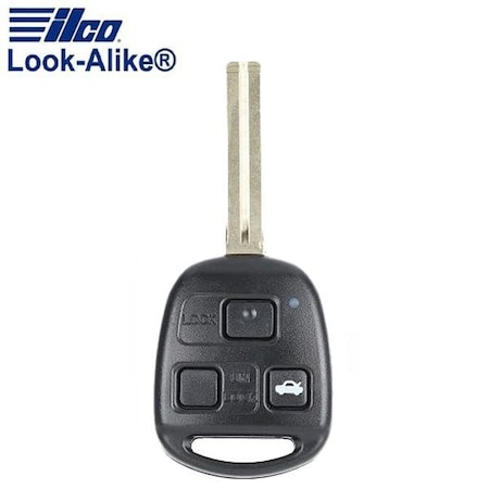 Ilco LAL RHK-LEXUS-3B1 LEXUS 3 BUTTON REMOTE HEAD KEY (TOY48/4C) ILCO-AX00011950